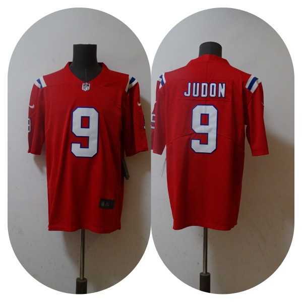 Mens New England Patriots #9 Matt Judon Red Vapor Untouchable Limited Stitched Jersey